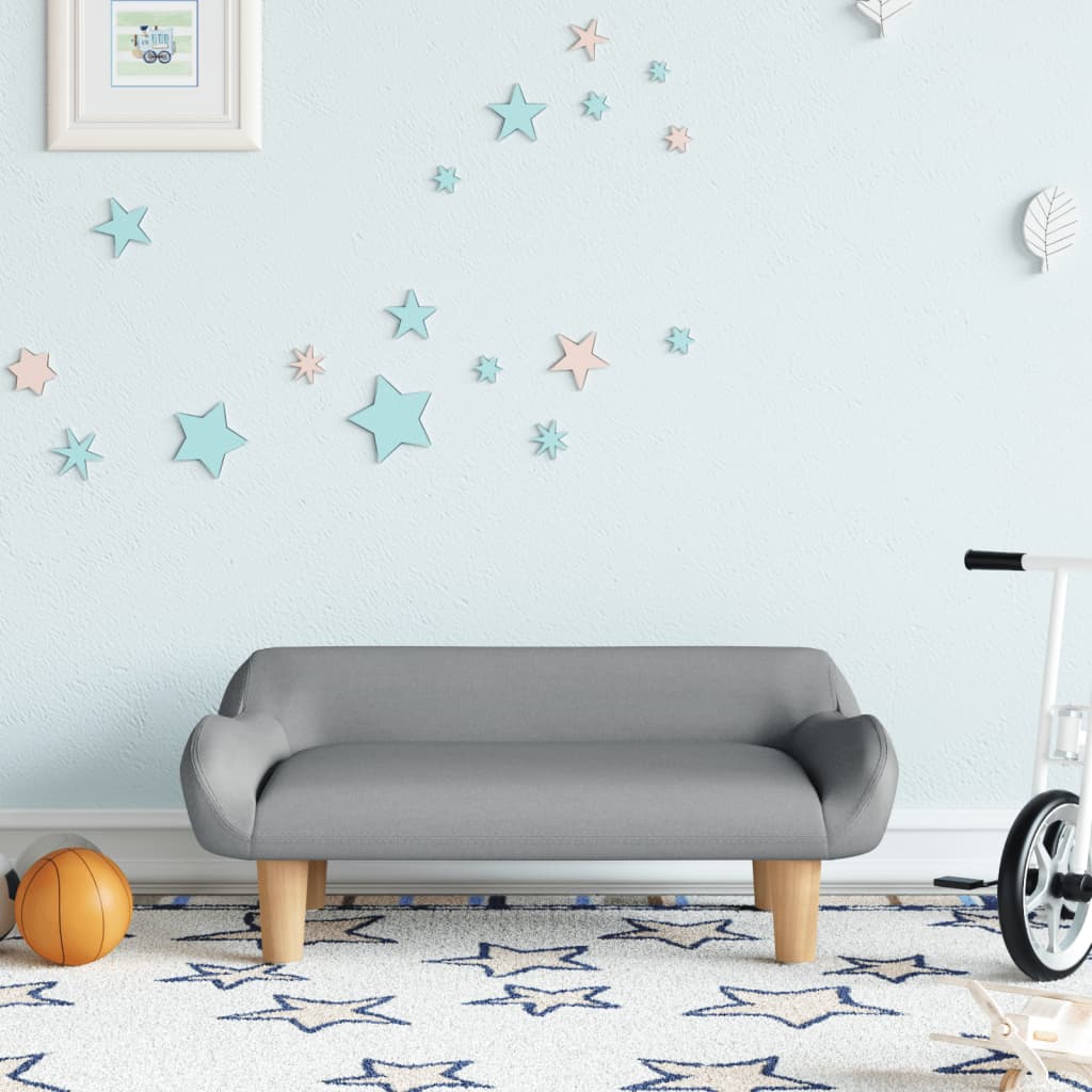 Kindersofa 70x40x24 cm Stoff - Yekta
