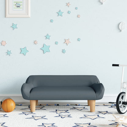 Kindersofa 70x40x24 cm Stoff - Yekta
