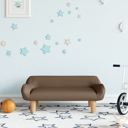 Kindersofa 70x40x24 cm Stoff - Yekta
