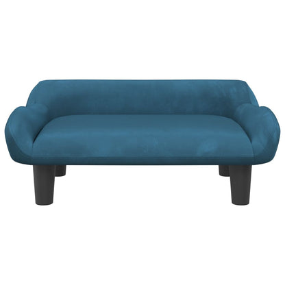 Kindersofa 70x40x24 cm Samt - Yekta