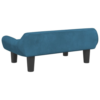 Kindersofa 70x40x24 cm Samt - Yekta