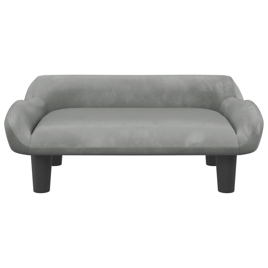 Kindersofa 70x40x24 cm Samt - Yekta