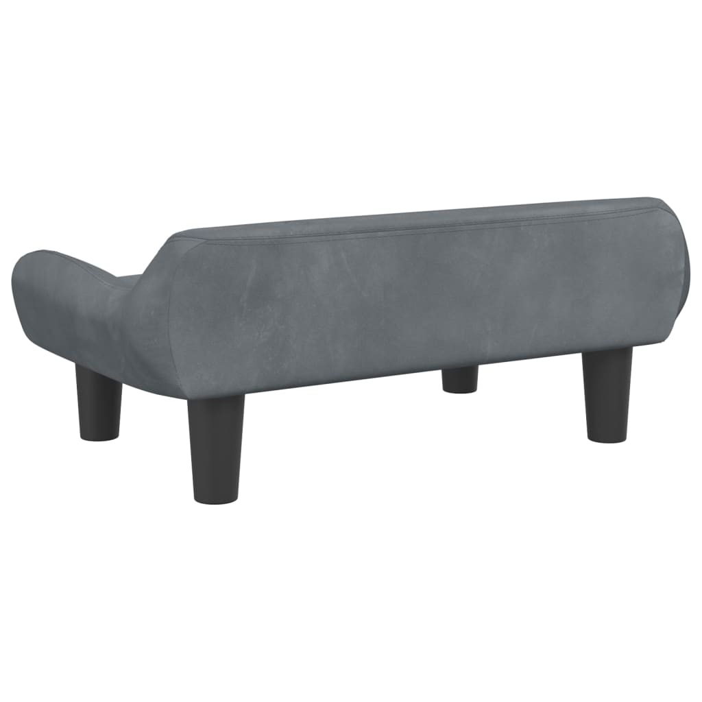 Kindersofa 70x40x24 cm Samt - Yekta
