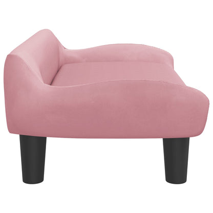 Kindersofa 70x40x24 cm Samt - Yekta