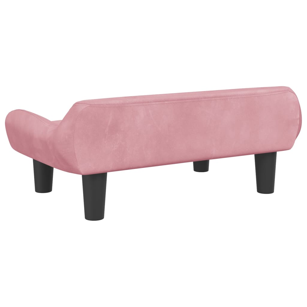 Kindersofa 70x40x24 cm Samt - Yekta