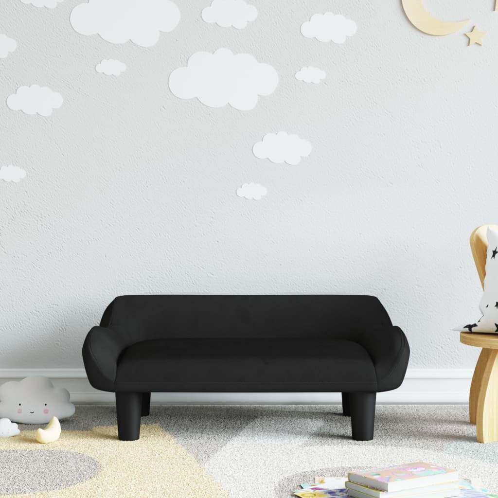 Kindersofa 70x40x24 cm Samt - Yekta