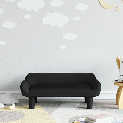 Kindersofa 70x40x24 cm Samt - Yekta