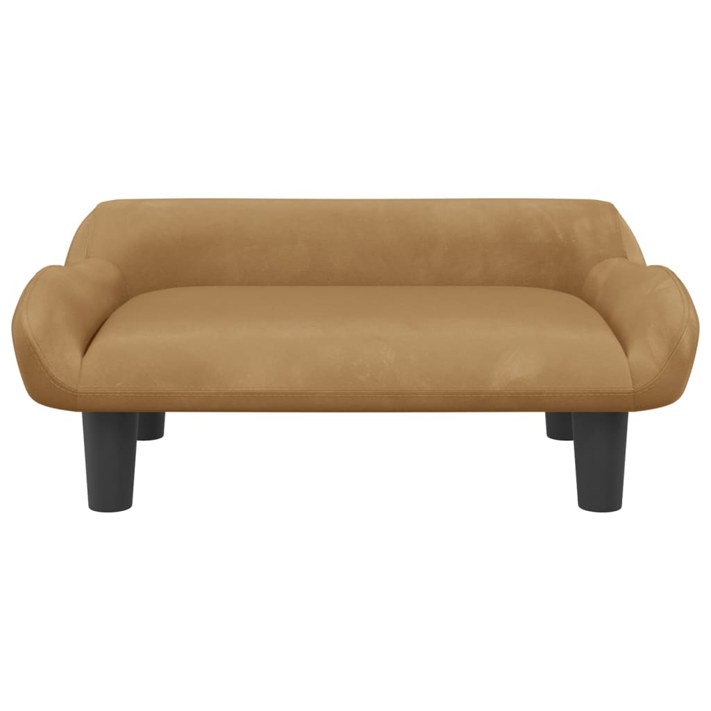 Kindersofa 70x40x24 cm Samt - Yekta