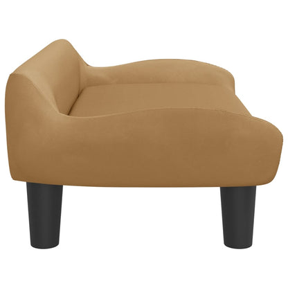 Kindersofa 70x40x24 cm Samt - Yekta
