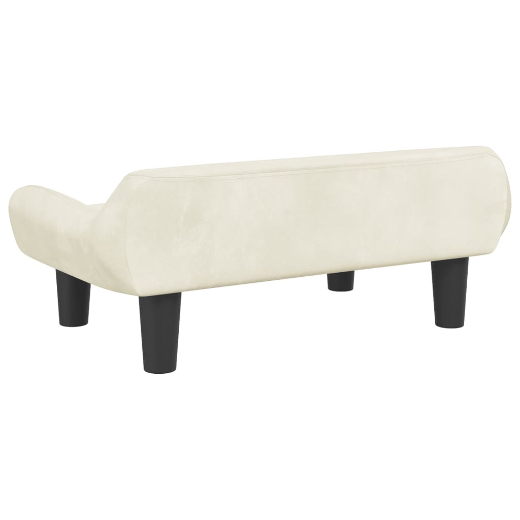 Kindersofa 70x40x24 cm Samt - Yekta