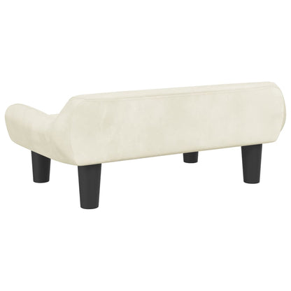 Kindersofa 70x40x24 cm Samt - Yekta