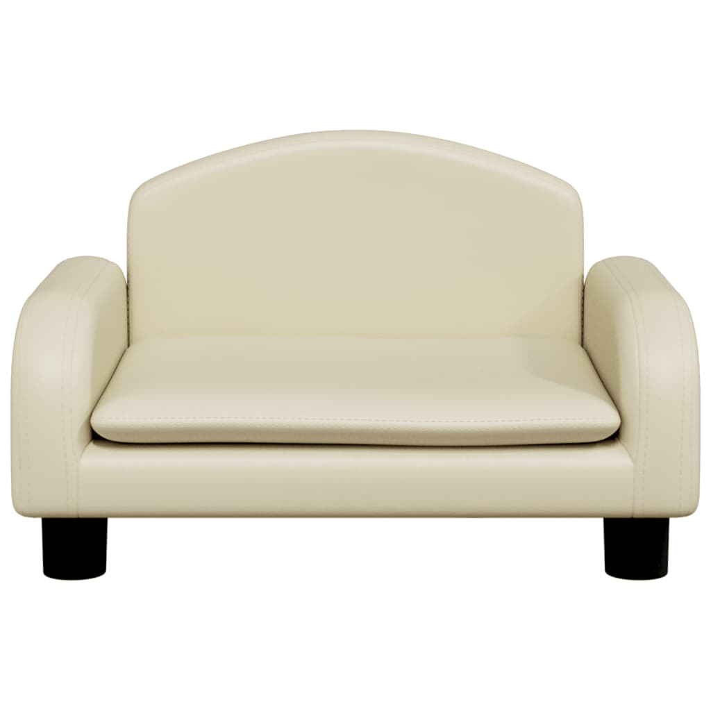 Kindersofa Kunstleder 50x40x30 cm und 70x45x30 cm in verschiedenen Farben - Yekta