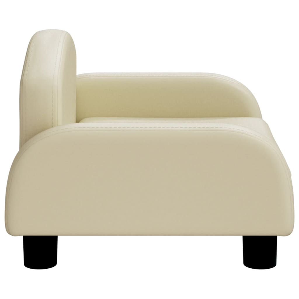Kindersofa Kunstleder 50x40x30 cm und 70x45x30 cm in verschiedenen Farben - Yekta