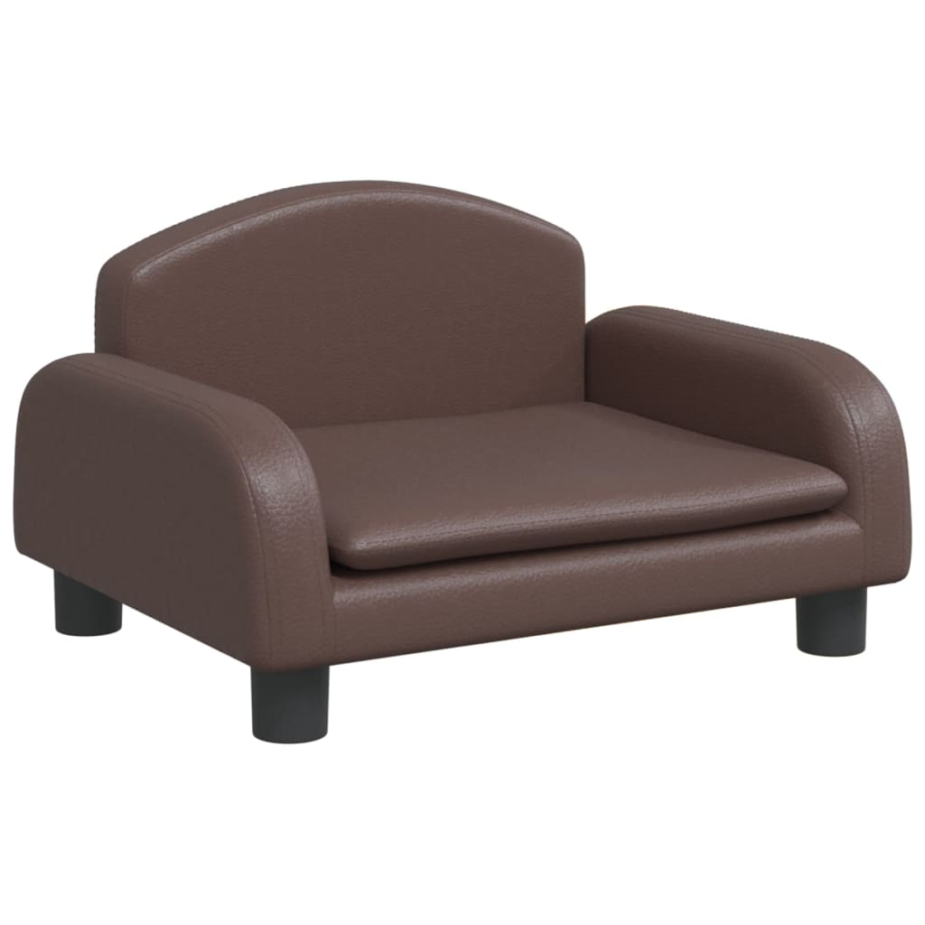 Kindersofa Kunstleder 50x40x30 cm und 70x45x30 cm in verschiedenen Farben - Yekta