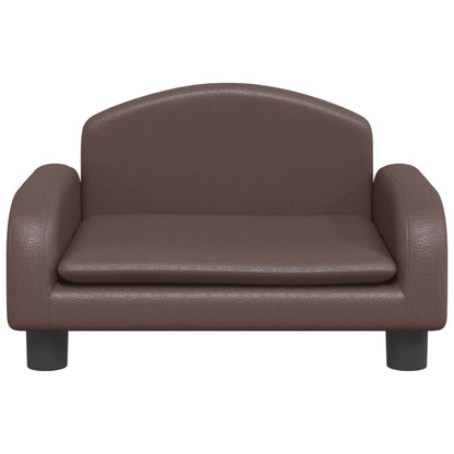 Kindersofa Kunstleder 50x40x30 cm und 70x45x30 cm in verschiedenen Farben - Yekta