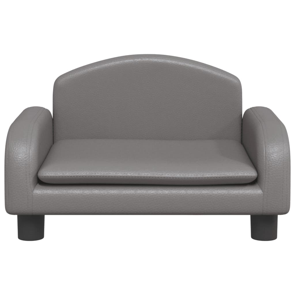 Kindersofa Kunstleder 50x40x30 cm und 70x45x30 cm in verschiedenen Farben - Yekta