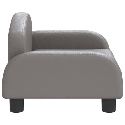 Kindersofa Kunstleder 50x40x30 cm und 70x45x30 cm in verschiedenen Farben - Yekta