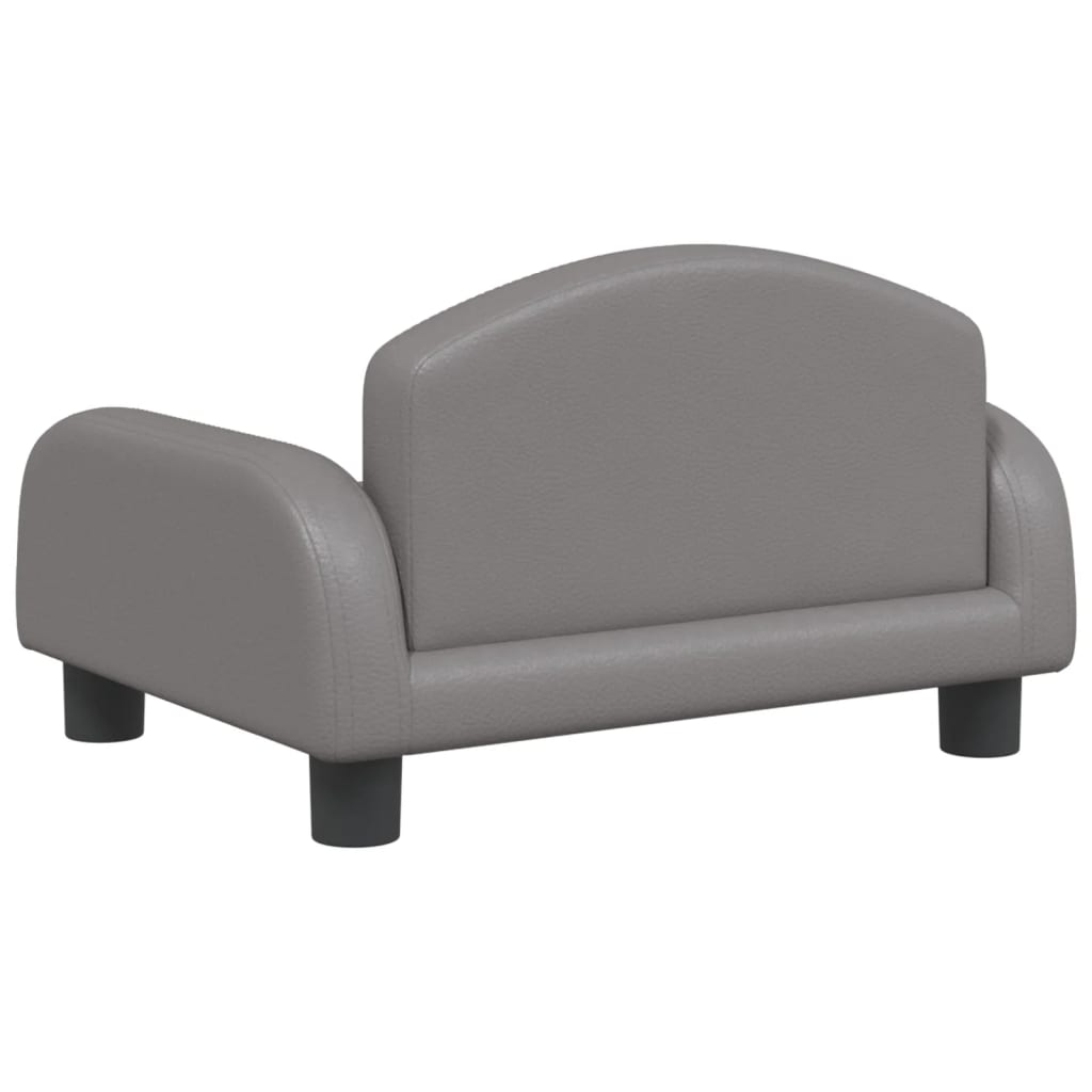 Kindersofa Kunstleder 50x40x30 cm und 70x45x30 cm in verschiedenen Farben - Yekta