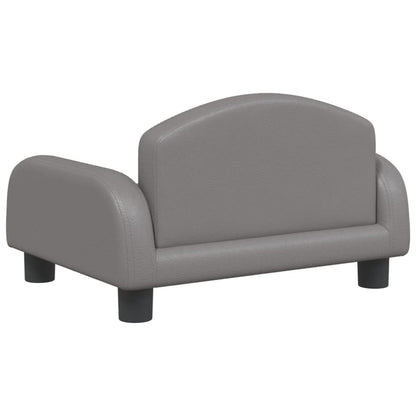 Kindersofa Kunstleder 50x40x30 cm und 70x45x30 cm in verschiedenen Farben - Yekta