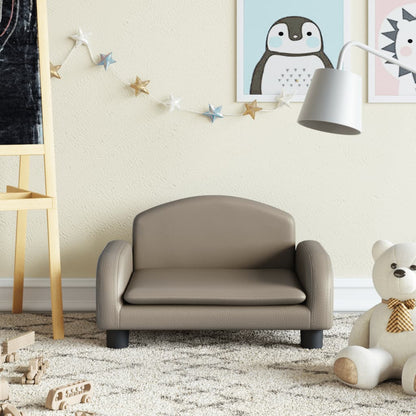 Kindersofa Kunstleder 50x40x30 cm und 70x45x30 cm in verschiedenen Farben - Yekta