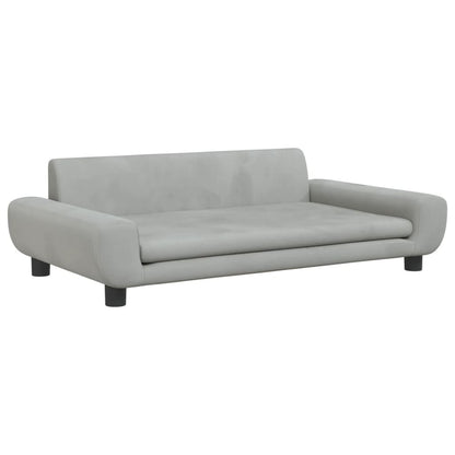 Kindersofa Samt 100x54x33 cm und 70x45x33 cm - Verschiedene Farben verfügbar - Yekta