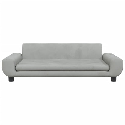 Kindersofa Samt 100x54x33 cm und 70x45x33 cm - Verschiedene Farben verfügbar - Yekta