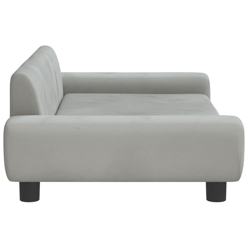Kindersofa Samt 100x54x33 cm und 70x45x33 cm - Verschiedene Farben verfügbar - Yekta