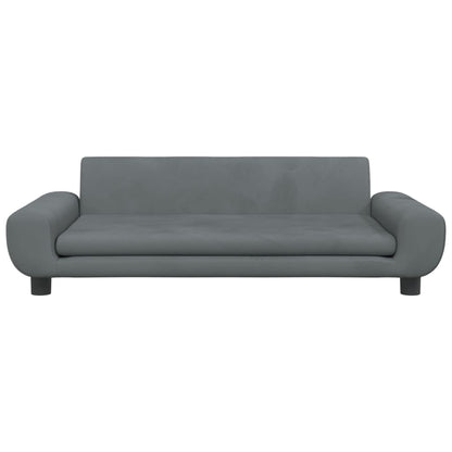 Kindersofa Samt 100x54x33 cm und 70x45x33 cm - Verschiedene Farben verfügbar - Yekta