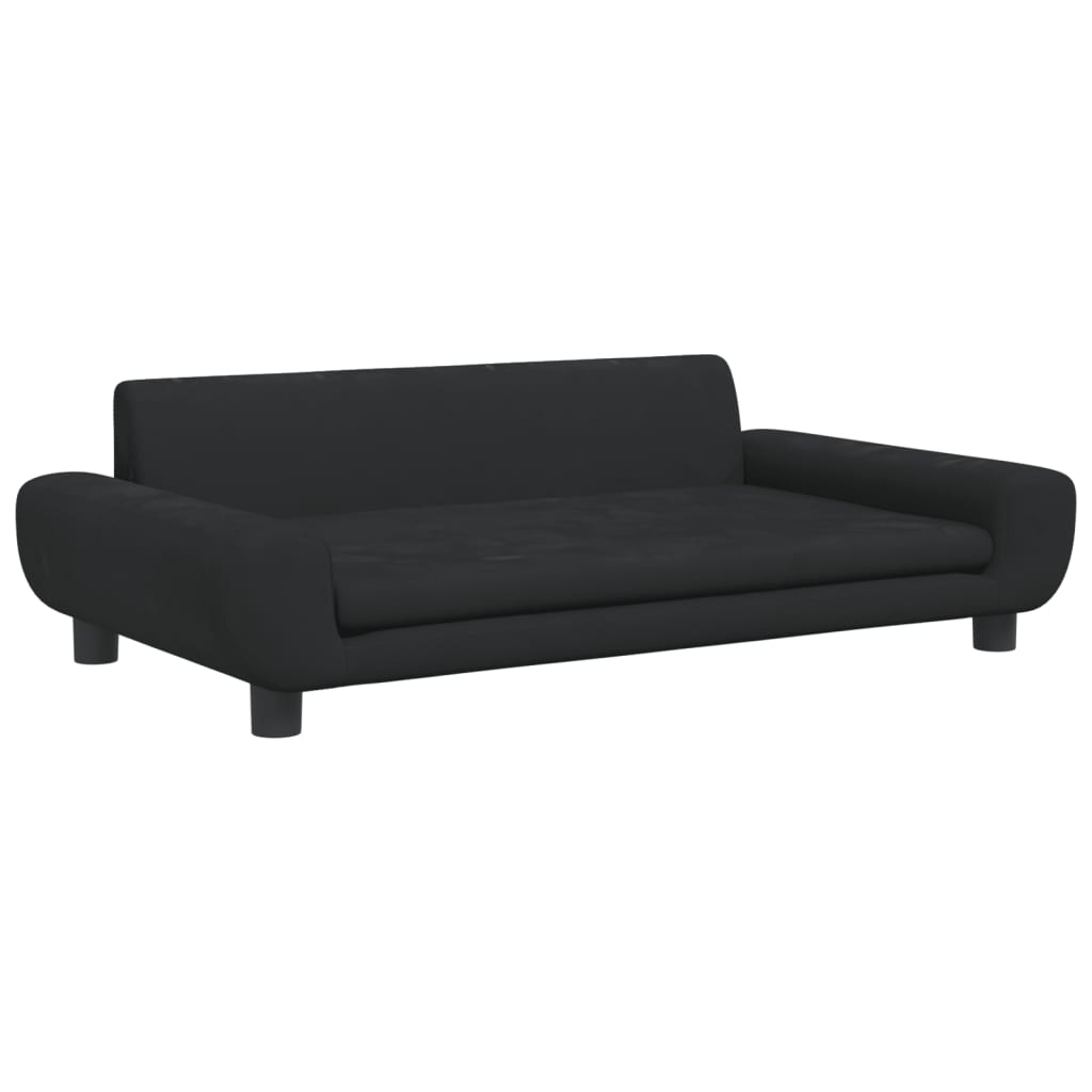Kindersofa Samt 100x54x33 cm und 70x45x33 cm - Verschiedene Farben verfügbar - Yekta