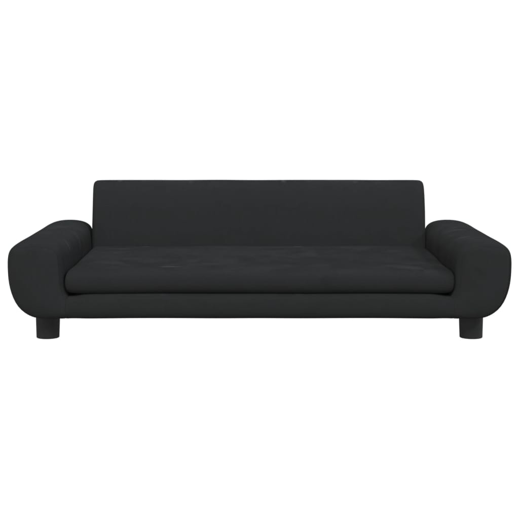 Kindersofa Samt 100x54x33 cm und 70x45x33 cm - Verschiedene Farben verfügbar - Yekta