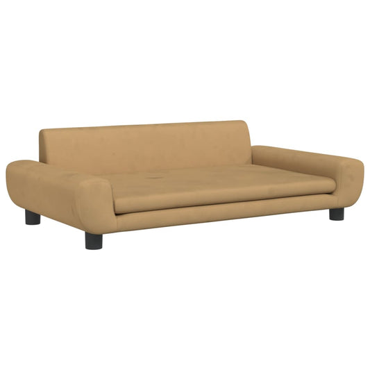 Kindersofa Samt 100x54x33 cm und 70x45x33 cm - Verschiedene Farben verfügbar - Yekta