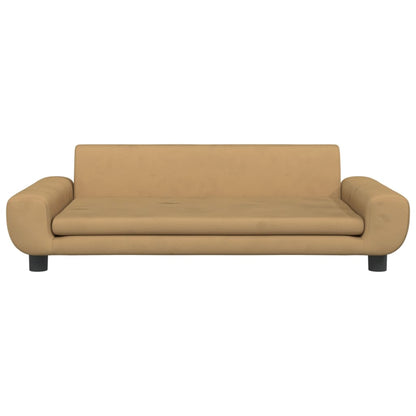 Kindersofa Samt 100x54x33 cm und 70x45x33 cm - Verschiedene Farben verfügbar - Yekta