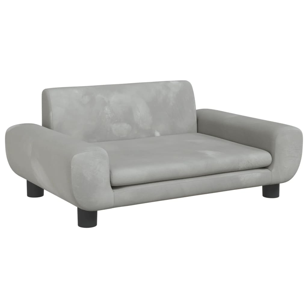 Kindersofa Samt 100x54x33 cm und 70x45x33 cm - Verschiedene Farben verfügbar - Yekta