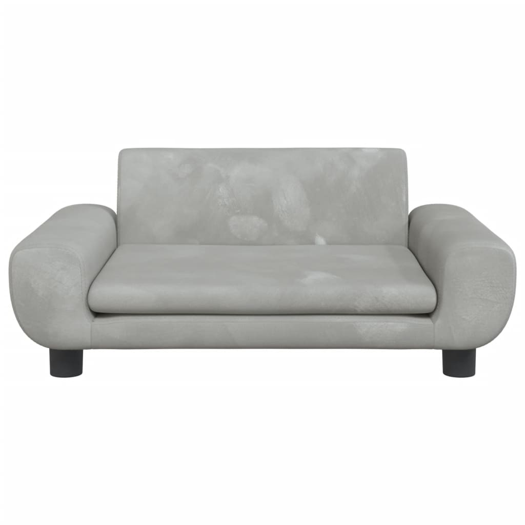Kindersofa Samt 100x54x33 cm und 70x45x33 cm - Verschiedene Farben verfügbar - Yekta