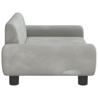 Kindersofa Samt 100x54x33 cm und 70x45x33 cm - Verschiedene Farben verfügbar - Yekta