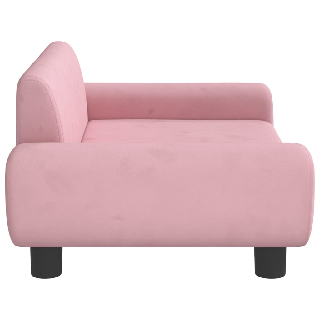 Kindersofa Samt 100x54x33 cm und 70x45x33 cm - Verschiedene Farben verfügbar - Yekta