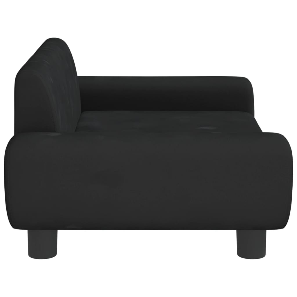 Kindersofa Samt 100x54x33 cm und 70x45x33 cm - Verschiedene Farben verfügbar - Yekta