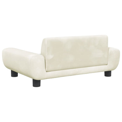 Kindersofa Samt 100x54x33 cm und 70x45x33 cm - Verschiedene Farben verfügbar - Yekta