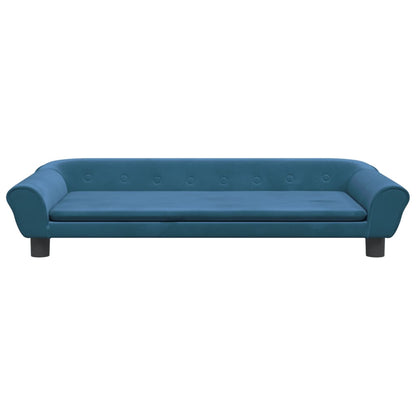 Kindersofa Samt 100x50x26 cm und 70x45x26 cm in verschiedenen Farben - Yekta