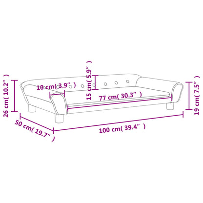 Kindersofa Samt 100x50x26 cm und 70x45x26 cm in verschiedenen Farben - Yekta