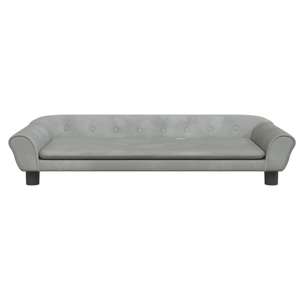 Kindersofa Samt 100x50x26 cm und 70x45x26 cm in verschiedenen Farben - Yekta