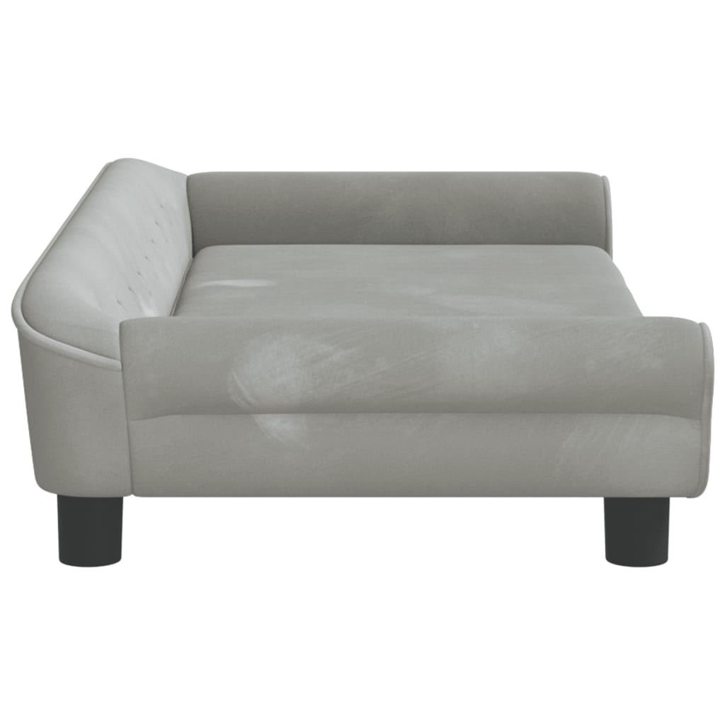 Kindersofa Samt 100x50x26 cm und 70x45x26 cm in verschiedenen Farben - Yekta