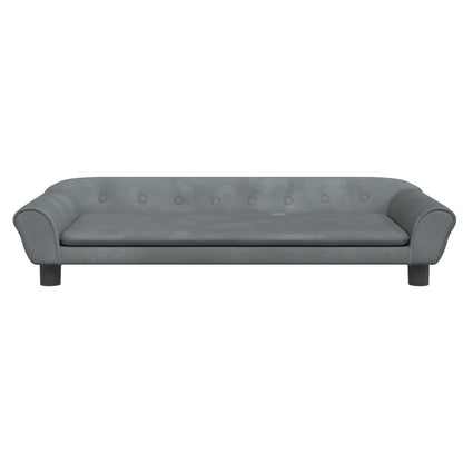 Kindersofa Samt 100x50x26 cm und 70x45x26 cm in verschiedenen Farben - Yekta