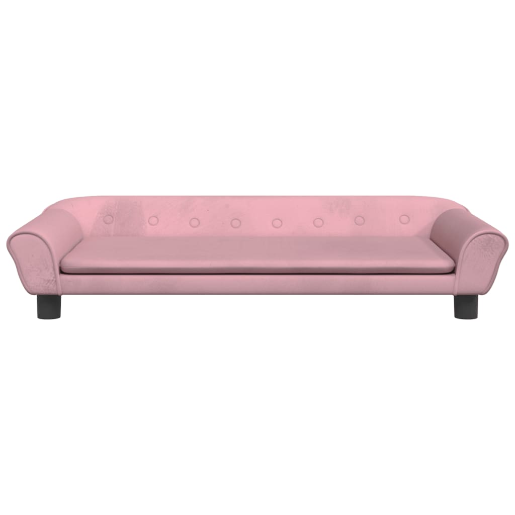 Kindersofa Samt 100x50x26 cm und 70x45x26 cm in verschiedenen Farben - Yekta