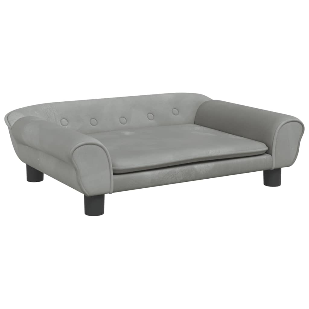 Kindersofa Samt 100x50x26 cm und 70x45x26 cm in verschiedenen Farben - Yekta