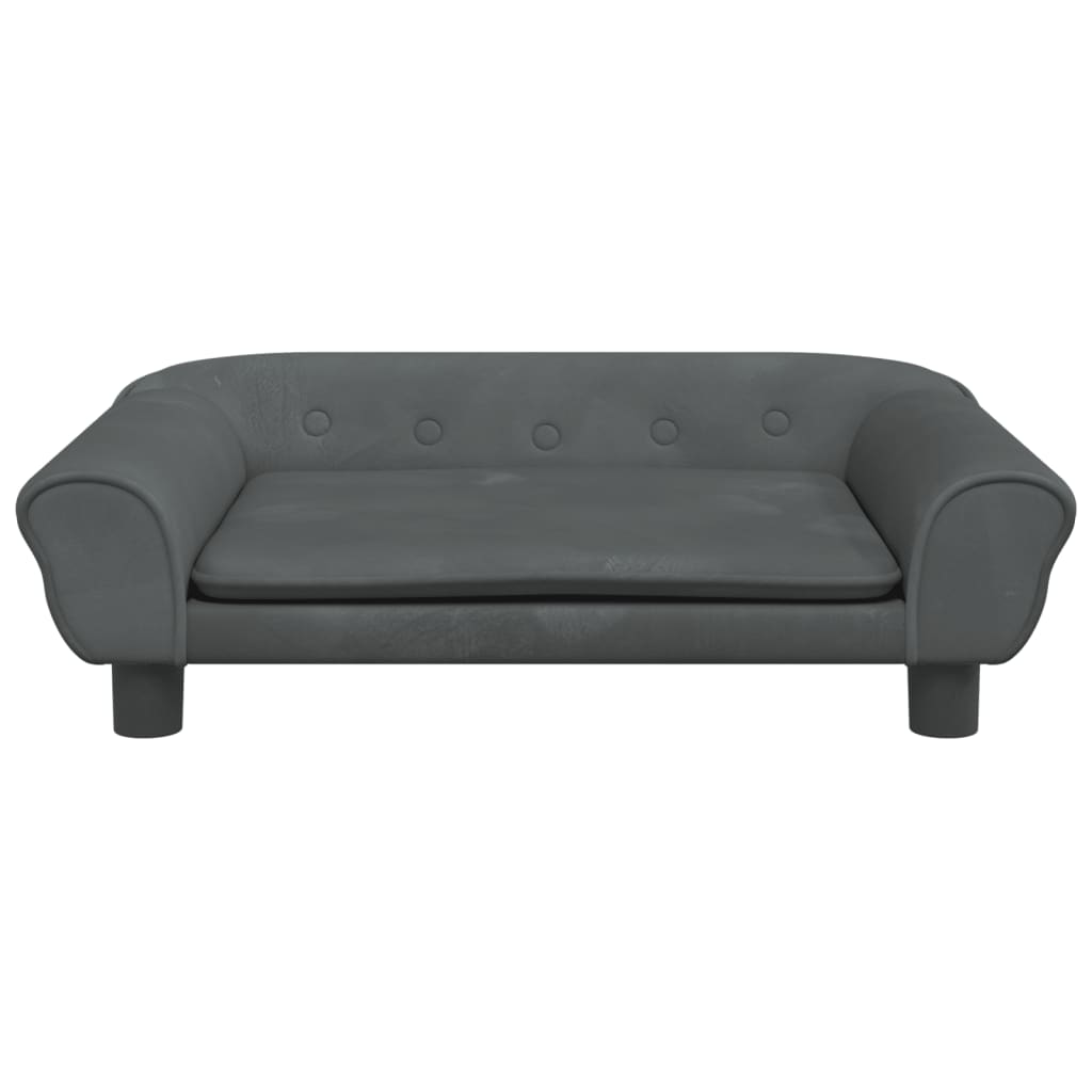 Kindersofa Samt 100x50x26 cm und 70x45x26 cm in verschiedenen Farben - Yekta