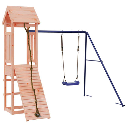 Spielturm aus imprägniertem Kiefernholz und massivem Douglasien- und Kiefernholz