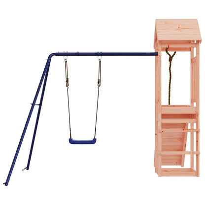 Spielturm aus imprägniertem Kiefernholz und massivem Douglasien- und Kiefernholz