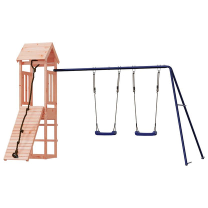 Spielturm aus imprägniertem Kiefernholz und massivem Douglasien- und Kiefernholz