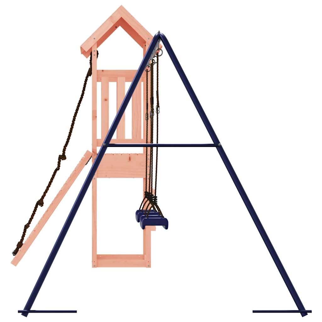 Spielturm aus imprägniertem Kiefernholz und massivem Douglasien- und Kiefernholz